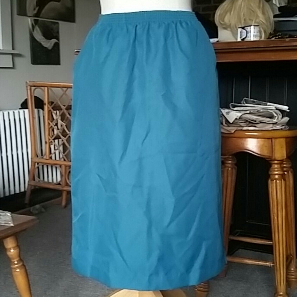 Teal skirt